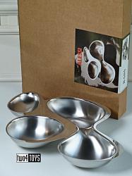 Alessi RA04 | BABYBOOP | FOUR-SECTION HORS-D'OEUVRE SET | 2000